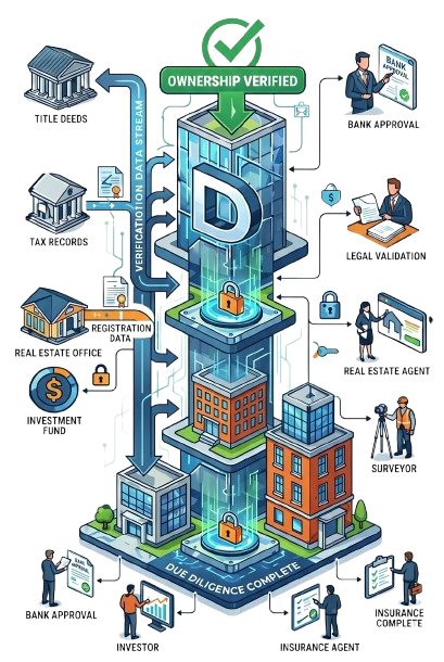 Who uses property ownership verification